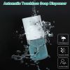 11.8OZ Automatic Foam Soap Dispenser Rechargeable Touchless Handsfree Dispenser 4 Level Adjustable Volume IPX5 Waterproof for Kitchen Bathroom