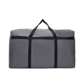 Heavy-Duty Extra Large Storage Bags for Clothing, Blankets, and College Supplies (Color: Grey)