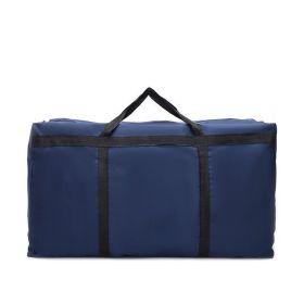 Heavy-Duty Extra Large Storage Bags for Clothing, Blankets, and College Supplies (Color: Blue)